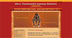 Desktop Screenshot of hanumagiri.com